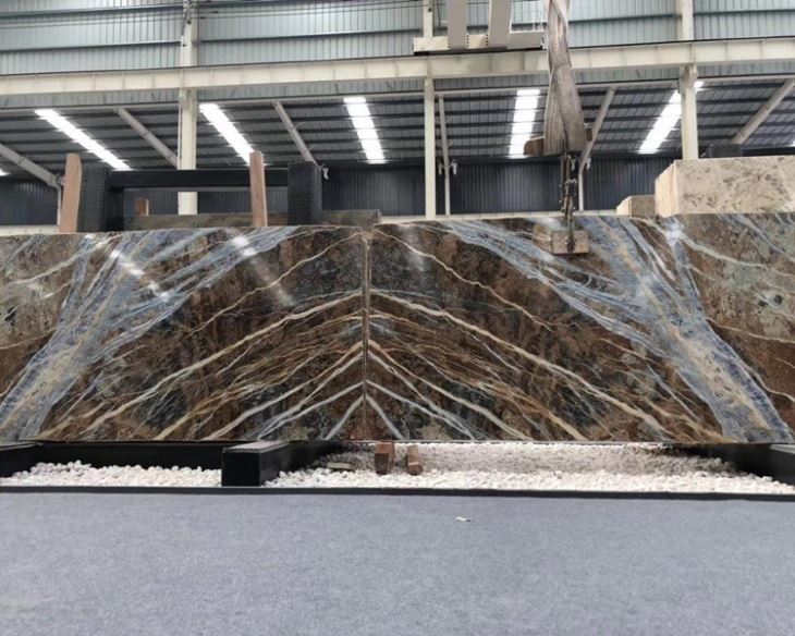 Turkey Blue Jeans Marble Slab
