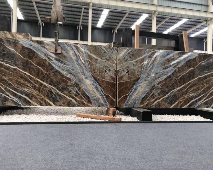 Turkey Blue Jeans Marble Slab