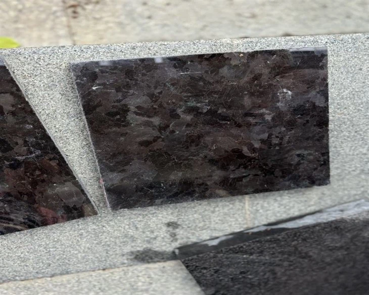 honed antique brown granite