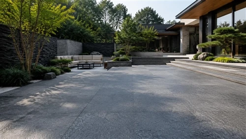 Flamed Granite Surface rau Sab Nraud Projects